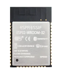 plus grande base Suppliers-Espressif d'origine esp32 module WiFi ESP32-WROOM-32 Wi-Fi + BT + BLE ESP32WROOM32D MCU module ESP32WROOM32E basé sur ESP32-D0WDQ6
