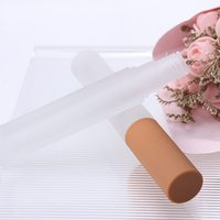 CF Wholesale – Tubes de brillant à lèvres vides personnalisables avec logo, ronds et mats, capacité 3 ml, pour emballage cosmétique et rouge à lèvres