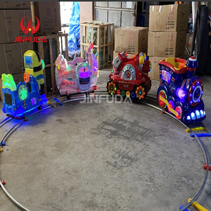 รถไฟรางไฟฟ้า LED สำหรับเด็ก พร้อมรางไฟหลากสี สำหรับสนามหญ้า/ลานกิจกรรมกลางแจ้ง - Product Image 6