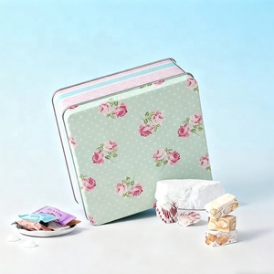 500g 550g Empty Customized Nougat <strong>Tin</strong> Canister Packaging Cookies Food Grade Tinplate Candy Storage <strong>Tin</strong> Box <strong>for</strong> Biscuit <strong>Cracker</strong> - Product Image 2