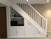 CBMMART Escalier de rangement sous escalier Idées Design Armoire en bois Escalier escalier