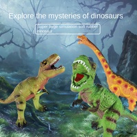 Jouets de dinosaures en PVC souple de grande taille Zhiqu, simulation de Triceratops et de Tyrannosaurus Rex pour