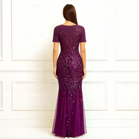Vente chaude Printemps Été Robes fines en maille à paillettes pour femmes Robes de soirée pour femmes Élégance du soir Banquet Hôte Robe sirène