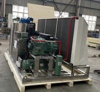 Máquina de Hielo en Escamas Haiyue de 5 Toneladas, Suministro de Fábrica, Máquina Industrial para Hacer Hielo en Escamas con Certificación CE, Máquina Comercial para Hacer Hielo en Escamas