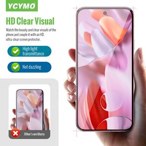 Cobertura completa alta transparente con borde negro teléfono móvil ESD Protector de pantalla de vidrio templado para Google Pixel 10 9 8 7 6 5 - Product Image 5