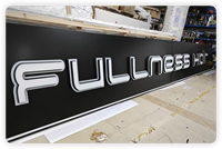 Livraison rapide Boîte à lumière LED double face pour salon de coiffure Panneaux publicitaires Boîte à lumière avec logo personnalisé pour la publicité