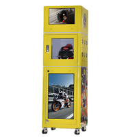 Machine de nettoyage de casques robuste avec séchage et désinfection automatiques, laveur anti-rayures pour casques intégraux et ouverts