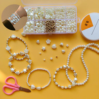 Kit de perles pour la fabrication de bijoux, accessoires en perles personnalisés en gros, bracelet et collier faits à la main, fabrication de bijoux DIY