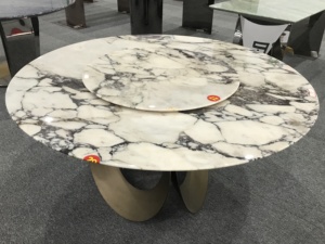 Piedra de cuarcita Patagonia natural para mesa de comedor al por mayor Mesa <span class=keywords><strong>Lazy</strong></span> <span class=keywords><strong>Susan</strong></span> MOQ I PCS - Product Image 5
