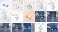 Penjualan Terbaik hadiah baru untuk Hari Ibu Hari Valentine modis perhiasan cincin kalung aksesoris yang paling populer