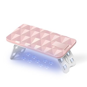 Nueva Lámpara de Uñas Profesional de 27W, Mini Lámpara UV LED Rosa con Forma de Ratón para Principiantes en el Cuidado de las Uñas - Product Image 1