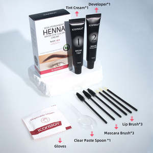 Tinte de Henna para Cejas de Marca Privada Personalizable al por Mayor, Tinte Semipermanente para Cejas y Pestañas, Kit de Tinte para Cejas con Logotipo Personalizado - Product Image 3