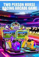 Jeux d'arcade à pièces, simulateur de courses de chevaux, machine de divertissement, jouet, piste de courses de chevaux, machine vidéo de course pour centre de divertissement
