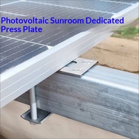 Nouvel accessoire de fixation solaire ZF en magnésium-aluminium pour panneaux photovoltaïques, plaque de pressage galvanisée à chaud pour véranda solaire