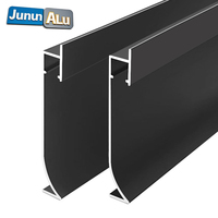 Plinthe de sol en aluminium au design moderne de haute qualité Accessoires de carrelage en alliage métallique durable