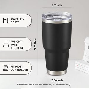 30oz Stainless Steel Tumbler <b>Double</b> <b>Wall</b> Vacuum Insulated Travel <b>Mug</b> - Product Image 2