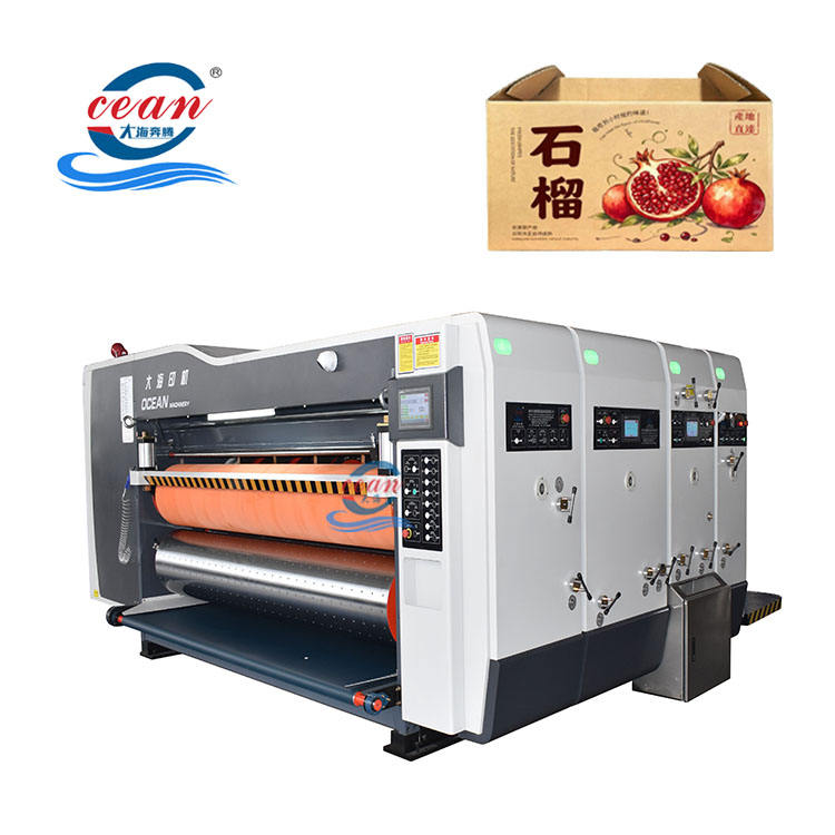 Automatic 1 Color Carton Box Printer Slotter Machine Corrugated Board ...