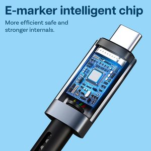 Pd 240W 40Gbps <span class=keywords><strong>สาย</strong></span>ถ่ายโอนข้อมูลวิดีโอเสียง USB4.0ชนิด <span class=keywords><strong>C</strong></span> ไปยัง <span class=keywords><strong>Type</strong></span>-<span class=keywords><strong>C</strong></span> USB4<span class=keywords><strong>สาย</strong></span><span class=keywords><strong>ชาร์จ</strong></span>เร็ว8K 60Hz สำหรับ Thunderbolt 4 3 - Product Image 5