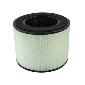 Pièces de purificateur d'air OEM H13 3-en-1 préfiltre compatible avec le purificateur d'air PARTU BS-08 accessoire de pièces de filtre à charbon actif