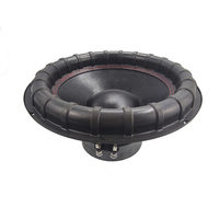 Usine OEM, vente en gros, caissons de basses audio pour voiture de 10/12/15 pouces, bobine vocale de 75,5 mm, 4 ohms, 1500 W RMS, haut-parleurs de basses pour voiture, cornes sonores