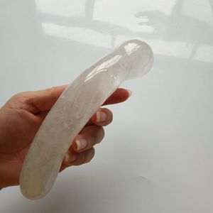 Massaggiatore per il corpo in cristallo di quarzo trasparente con pietra preziosa 7 pollici G - Product Image 5