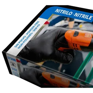 Guanto in nitrile Juba 572NR 7 S, nero - Product Image 4