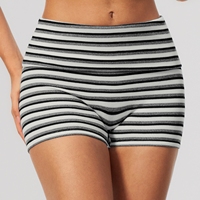 Shorts de sport taille haute en velours double face, doux et confortables, pour l'exercice et le fitness, extensibles dans quatre directions, respirants