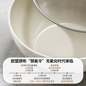 Ceramic Mini Non-Stick Wok With Lid For Frying Stir-Frying Boiling Noodles Single Serving Use Gas And Induction Cookers - Product Image 5