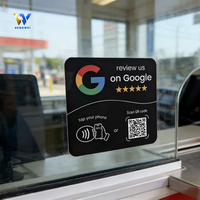 Carte NFC PVC étanche personnalisée 13,56 MHz NFC213 pour avis Google, paiement hôtelier et usage professionnel, avec interface de communication RFID