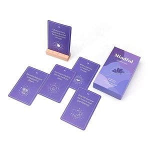 Hicreate 60-Card <span class=keywords><strong>de</strong></span> doble cara <span class=keywords><strong>de</strong></span> autocuidado Afirmación y baraja <span class=keywords><strong>de</strong></span> póquer 350gsm Naipes educativos <span class=keywords><strong>de</strong></span> papel - Product Image 6