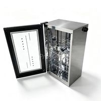 Armoire de désinfection infrarouge commerciale en acier inoxydable 68L, stérilisateur de vaisselle de cuisine, chauffe-tasses, unité de stockage