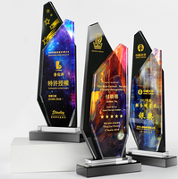 Plaque de récompense en cristal à sublimation vierge avec logo personnalisé