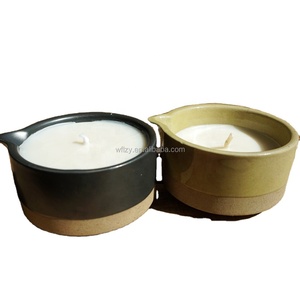 Bougies naturelles de Massage faites à la main, huile chaude, Sexy, pour Massage corporel, <span class=keywords><strong>Spa</strong></span>, avec pot en céramique - Product Image 1