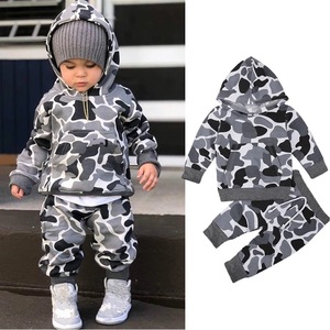 Conjuntos de Ropa para Niños, Ropa de Invierno, Trajes de Pantalón de Color Camuflaje para Bebés, Venta al por Mayor - Product Image 2