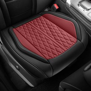 Durable Luxury Nappa Leather Auto Seat Cushion <b>Cooling</b> Breathable Comfort Car Seat <b>Pad</b> Stereo Fitting Edge Universal Seat - Product Image 2