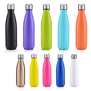 Botella de Agua Deportiva de Acero Inoxidable con Aislamiento al Vacío de Doble Pared, Personalizada con Logotipo, Tipo Cola - Product Image 3