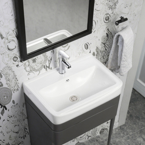 Lavabo en céramique sanitaire à prix avantageux au Yémen, lavabo suspendu à un trou pour salle de bain, <span class=keywords><strong>petit</strong></span> lavabo mural - Product Image 2