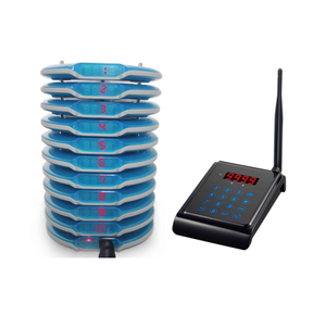 Sistema de Llamada Inalámbrico a Prueba de Agua DF CQ5 para Cafeterías y Tiendas, 1 Teclado con 30 Pagers - Product Image 5