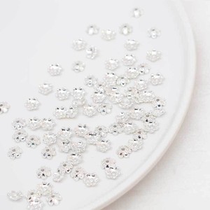 Alloy Six Petal Flower Holder 6mm Gold Plated Bead Spacer For DIY Jewelry Making Accessories - Product Image 5