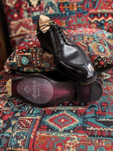 Scarpe Derby da Uomo Eleganti Fatte a Mano con Suola in Pelle Goodyear, Pelle Bovina Importata e Cuciture a Punto Pick - Product Image 5