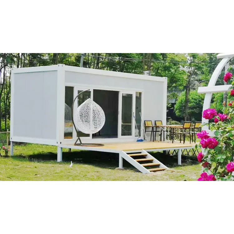 Modern Homes Studio Light Steel Cabin Garden Office Steel Frame Prefab...Garden Shed Villa Modular House