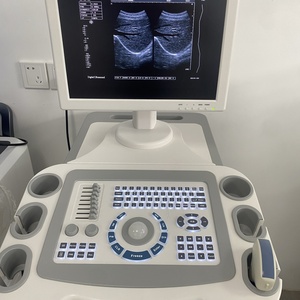 Échographe médical noir et blanc haute performance pour gynécologie, grossesse, usage vétérinaire et humain, avec chariot, modèle BW1100 - Product Image 4