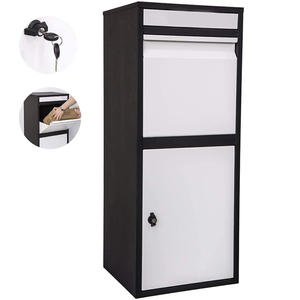 Casillero de Almacenamiento Comercial de Acero Antirrobo e Impermeable para Paquetes y Correspondencia, con Montaje en Pared y Cerradura de Dos Llaves con Recubrimiento en Polvo - Product Image 5