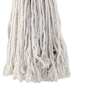 Tête de Balai Serpillère Ronde Humide 200g Écologique en Polyester Coton avec Manche Plat pour le Nettoyage des Sols Domestiques - Product Image 3