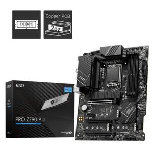 MSI PRO-Interfaz de disco duro SATA ATX para escritorio, CPU DDR5 de 1360K/1360KF/13700K Z790/LGA 1700, 256GB integrado - Product Image 1