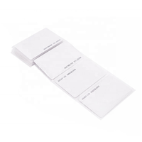 Carte de Proximité RFID JEWEI 125kHz R/W 26 bits, Blanche Vierge, Codage de Données Numériques pour Contrôle d'Accès, Étanche