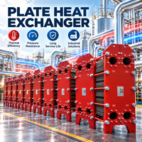 Échangeur de chaleur à plaques (PHE) en acier inoxydable 304 haute durabilité pour le refroidissement de l'huile de transformateur / échangeur huile/eau