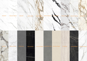 3200*1600 mét bề mặt rắn phòng khách TV tường slab sàn Sàn Trắng kích thước lớn thiêu kết đá slab - Product Image 5