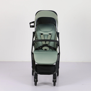 El cochecito de bebé es ligero y plegable y puede sentarse o acostarse en un carrito de mano de cuatro ruedas plegable con un solo clic - Product Image 5