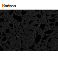 Comptoir de quartz noir Horizon comptoirs de quartz galaxie noire dalle de quartz brut